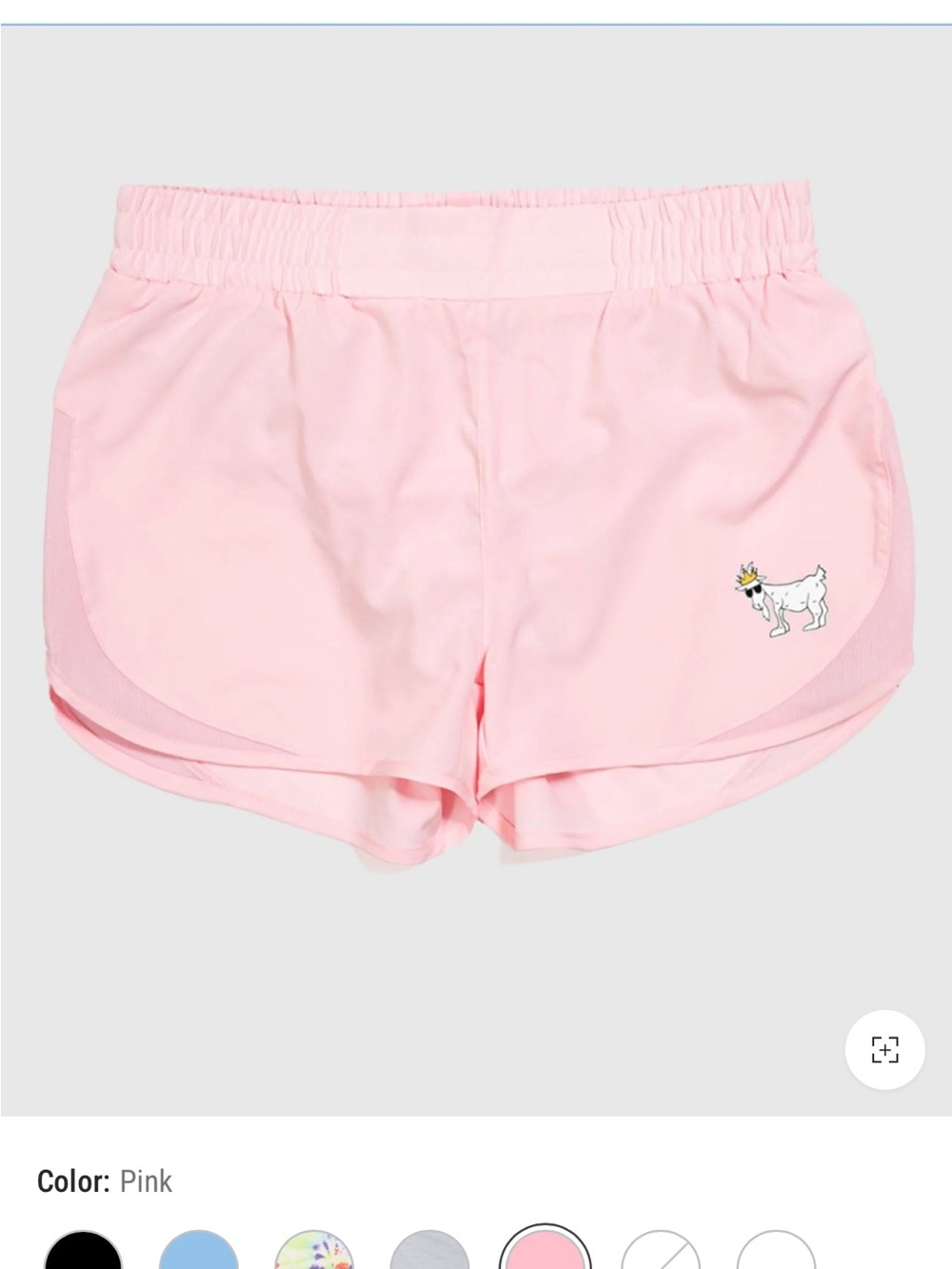 EUC Girl’s GOAT USA OG Athletic Shorts YL - light pink